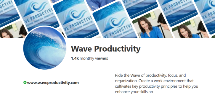 Wave Productivity - Pinterest Page - Productivity Techniques - Corporate Productivity Coach