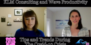 Kelly Lorenzen of KLM Marketing interviews Margo Crawford, Productivity Coach of Wave Productivity on how to be productive working from home.